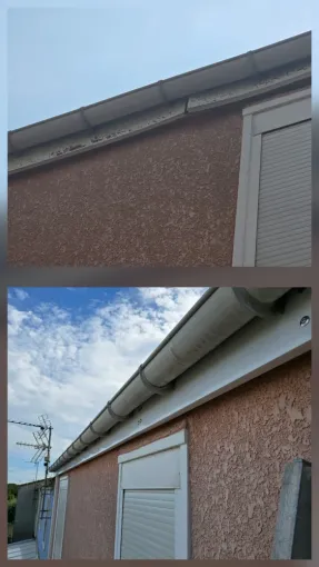 Remplacement d'une planche d'égout en bois par une en PVC blanc à Sérignan, Sérignan, FAZ Concept