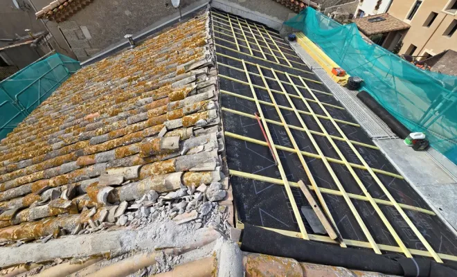 Rénovation complète d'une couverture à colombier, Sérignan, FAZ Concept