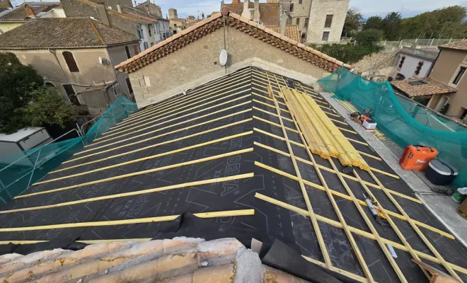 Rénovation complète d'une couverture à colombier, Sérignan, FAZ Concept